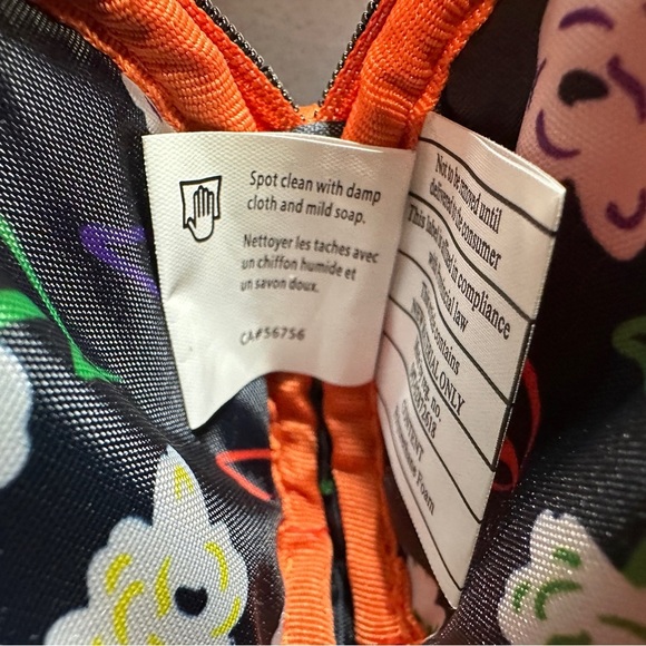 NWT Lug Circle Pouch Orange Coin Purse 3.5” Diameter With Key Chain Clip - Picture 11 of 11